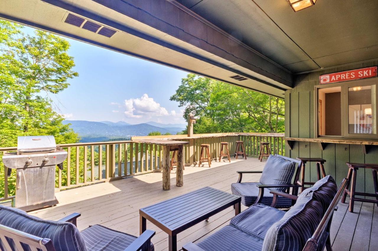 Cabin With Hot Tub And Mountain Views Less Than 5 Mi To Boone Blowing Rock Exterior photo