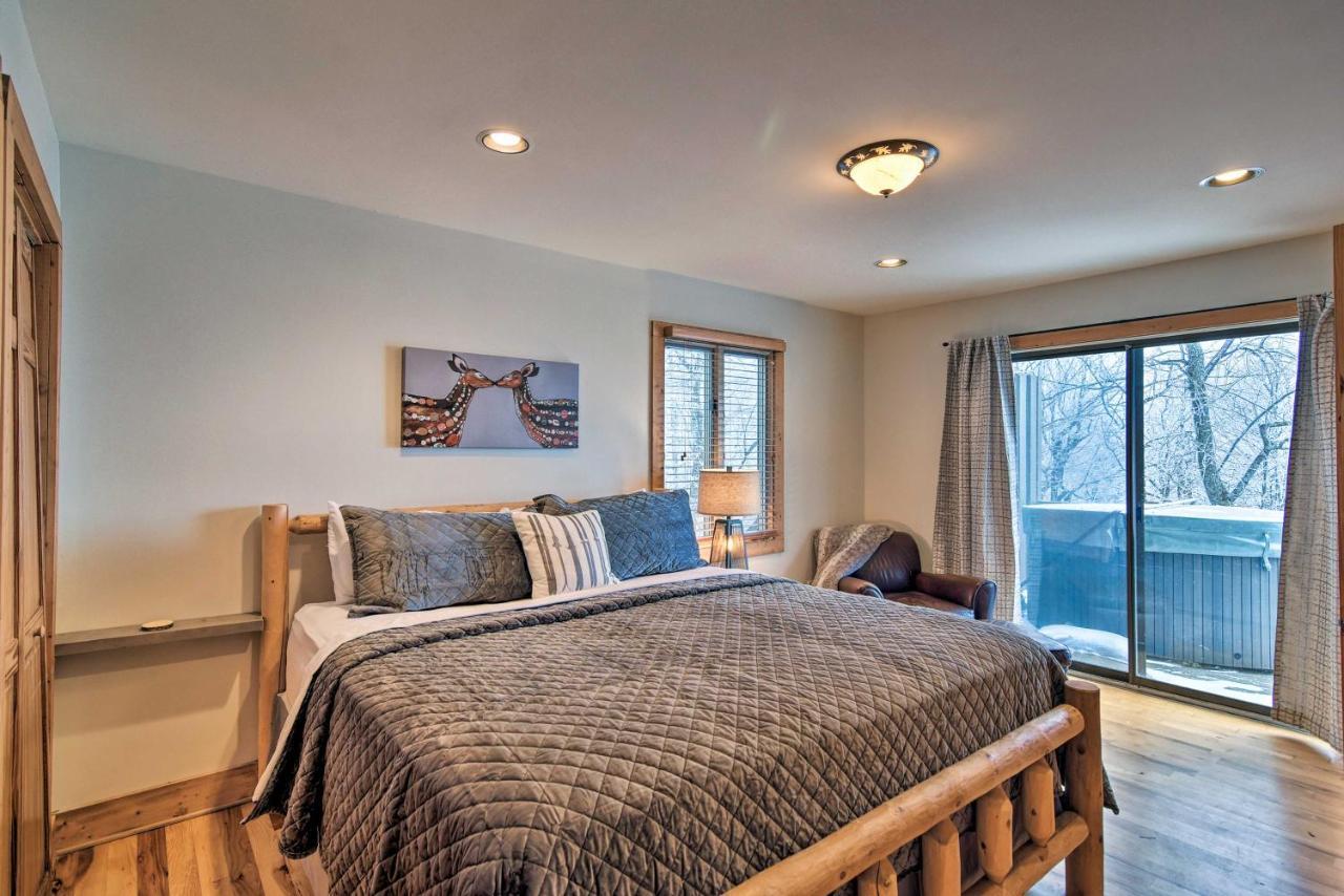 Cabin With Hot Tub And Mountain Views Less Than 5 Mi To Boone Blowing Rock Exterior photo